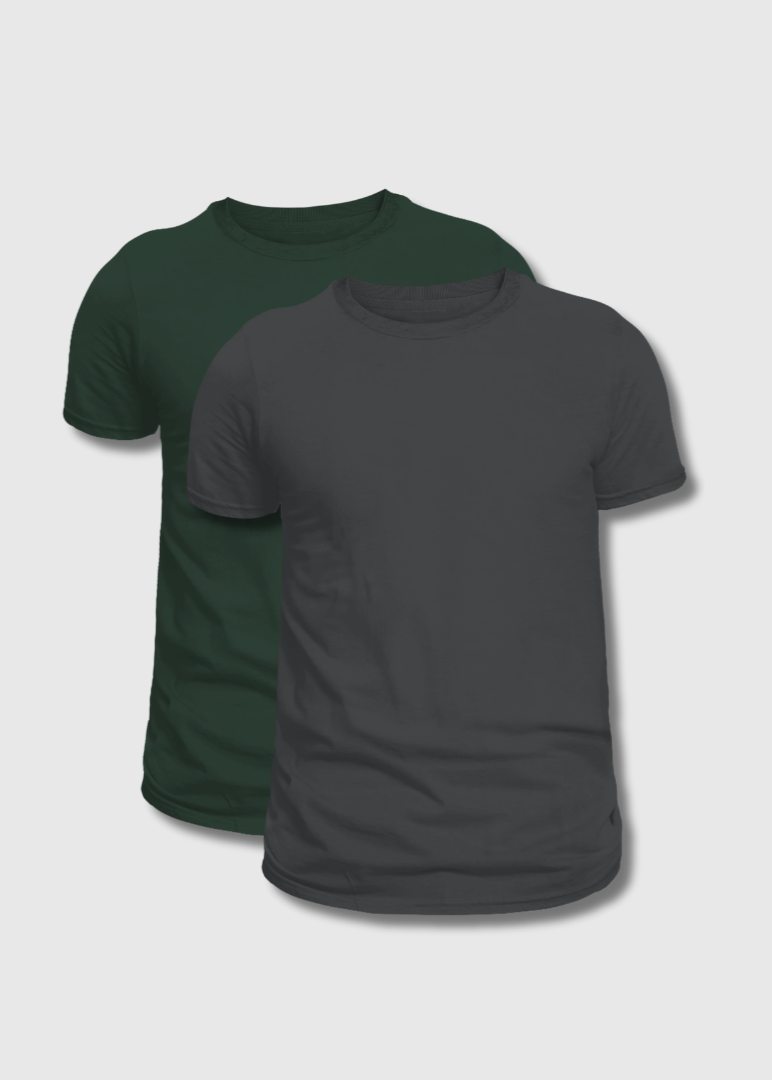 Pack de 2 prendas de cuello redondo