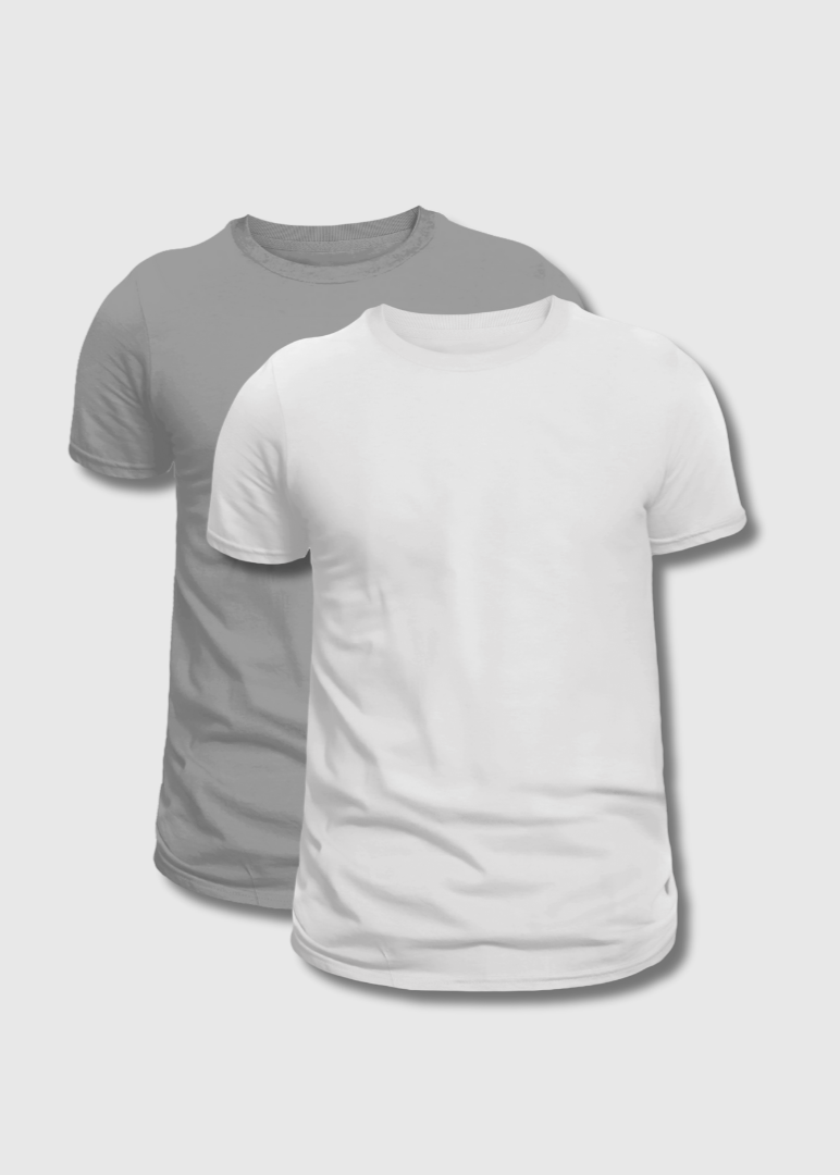 Pack de 2 prendas de cuello redondo