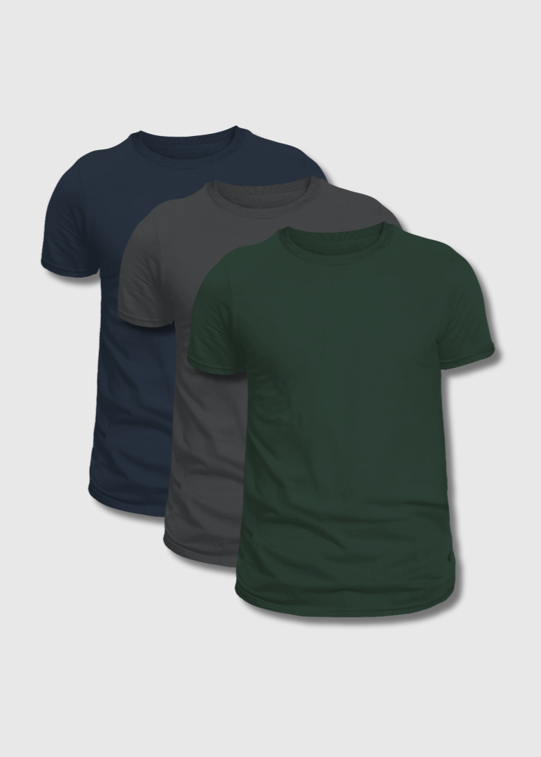 Crew Neck Wardrobe 3 Pack