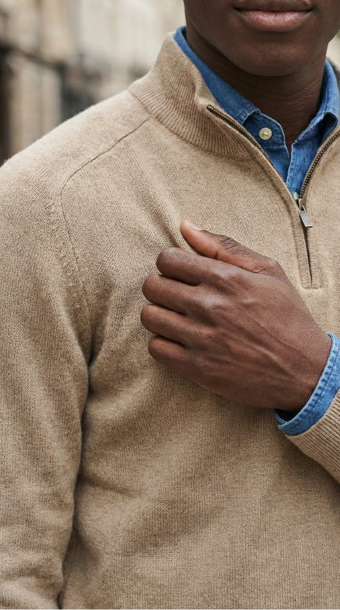 The Crema Zip Pullover