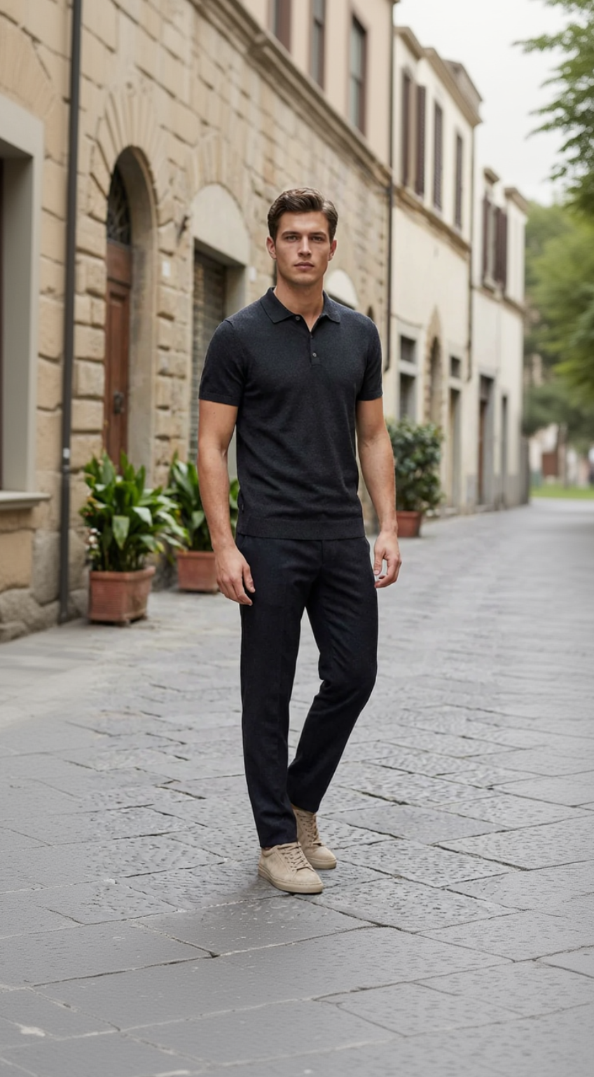 Blackstone The Knitted Polo