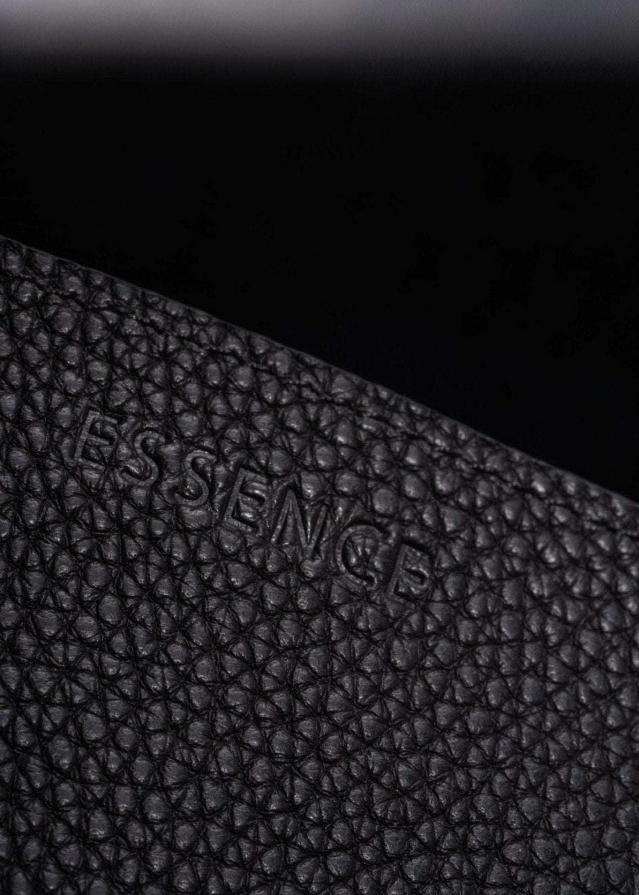 Leren iPhone-hoesje Zwart Pro