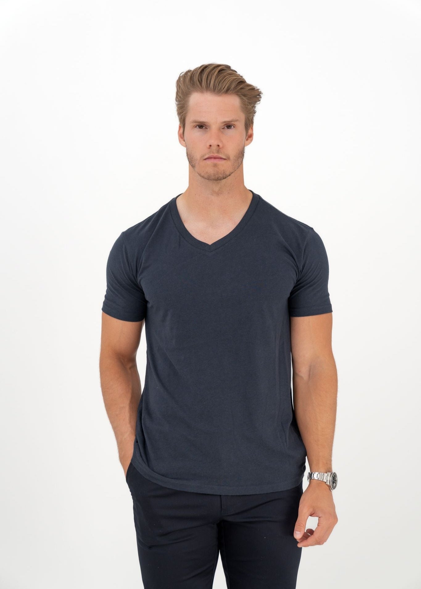 Paquete de 6 camisetas de cuello redondo Basics and Heathers