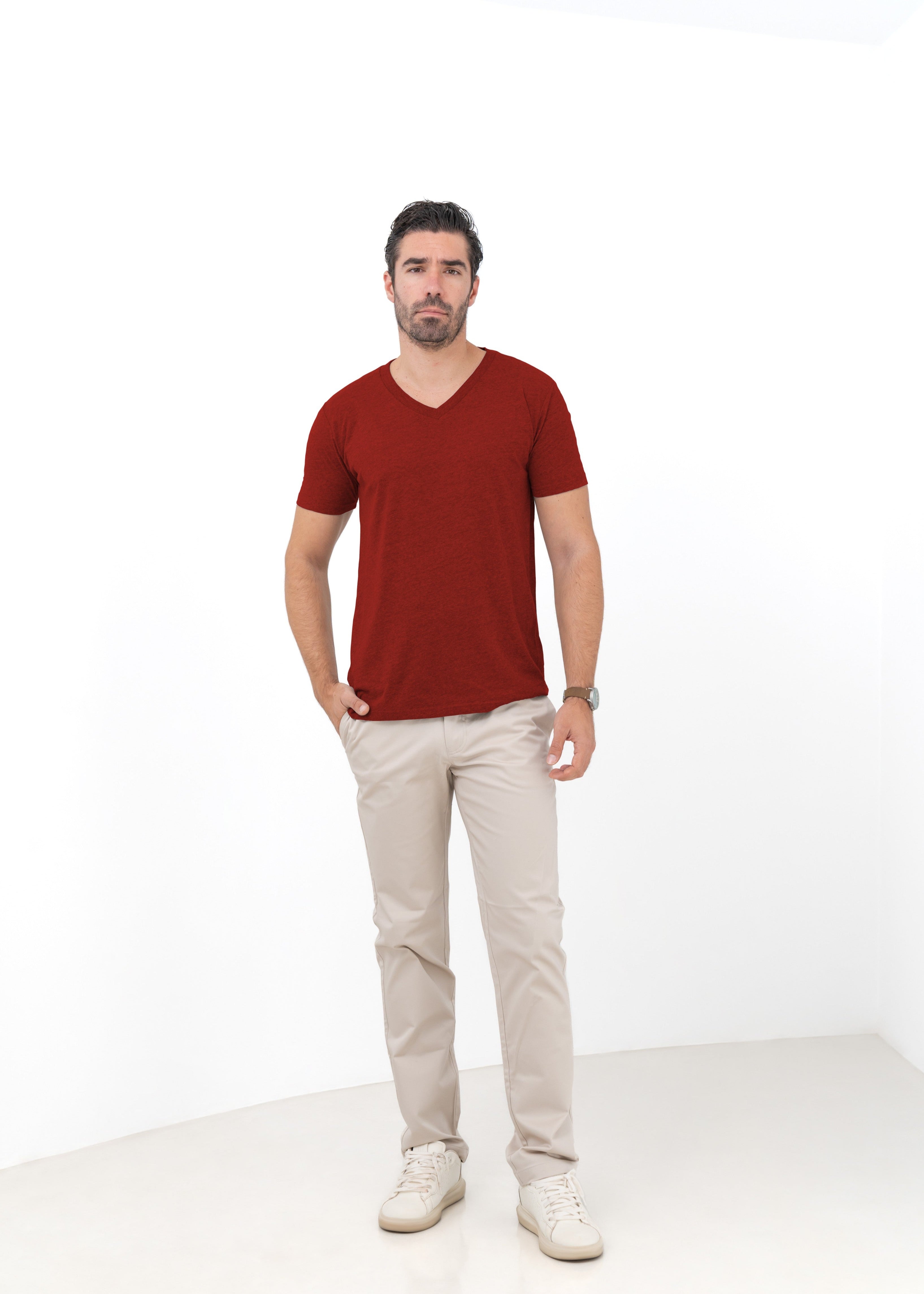 Paquete de 6 camisetas de cuello redondo Basics and Heathers