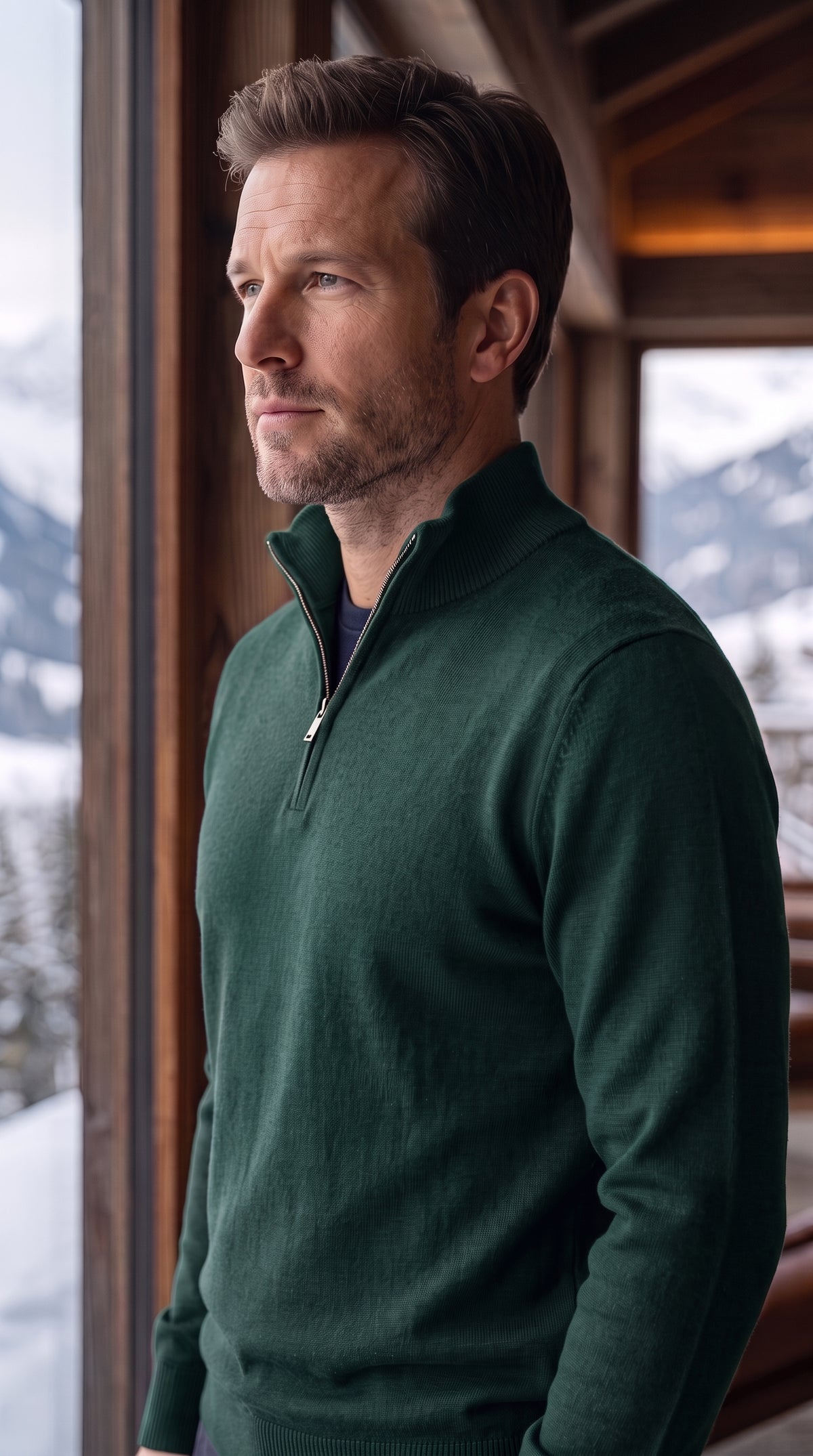 The Essence Cotton Sweater (Green)