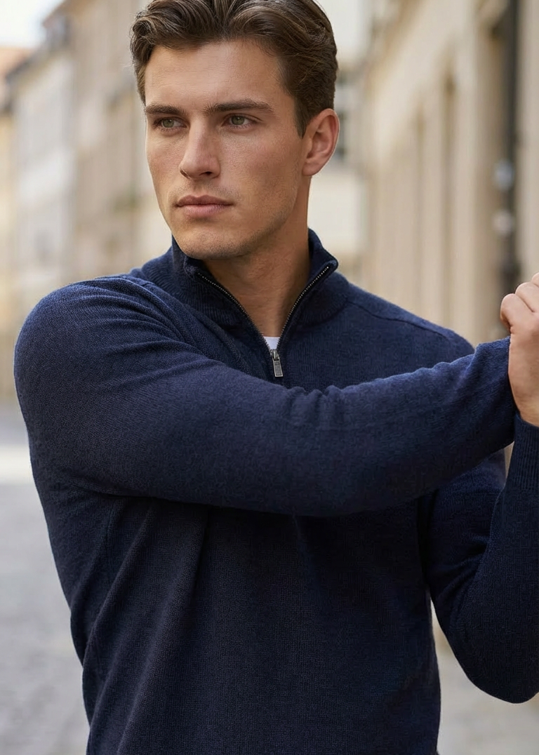 The Marine Zip Pullover