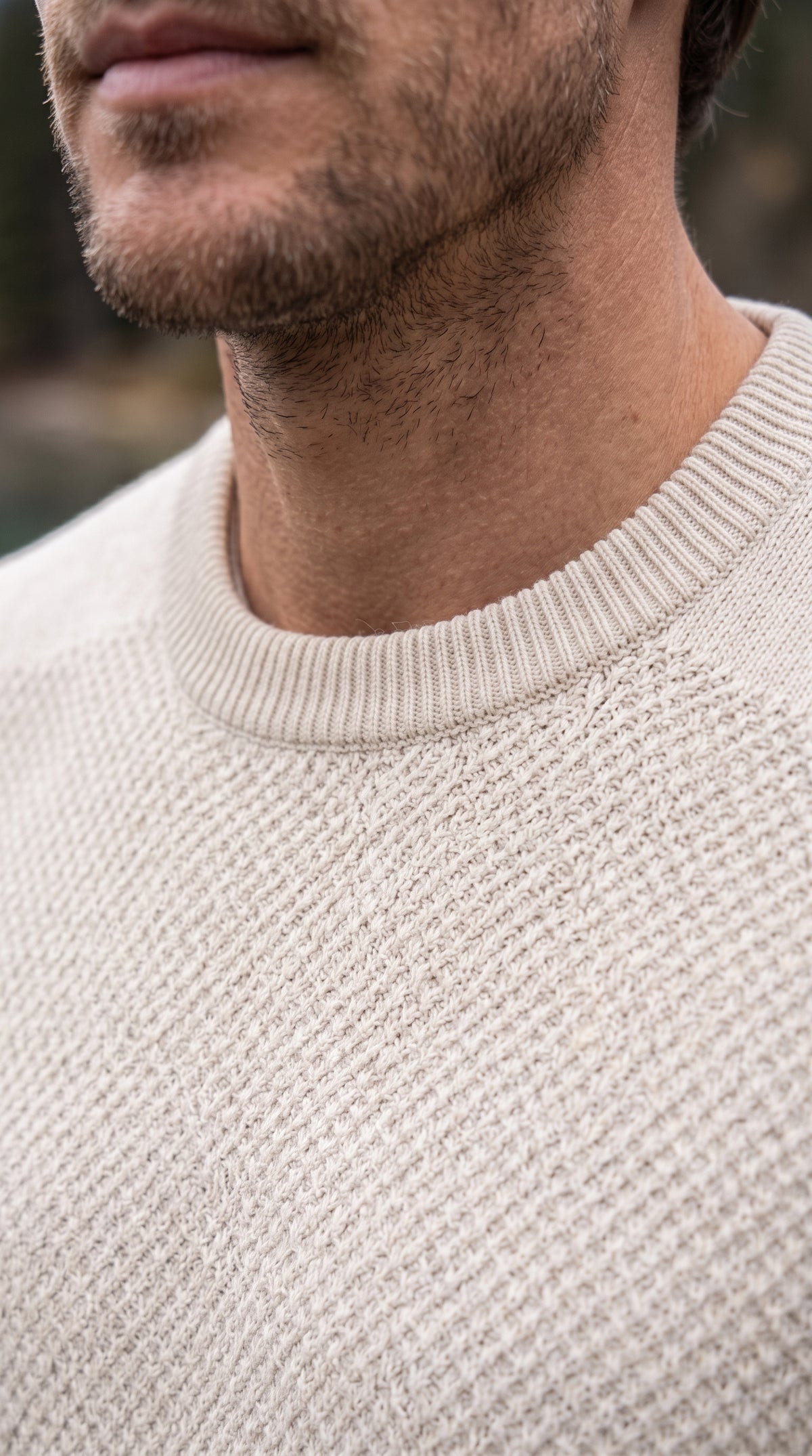 The Essence Knit Sweater (White Wash)