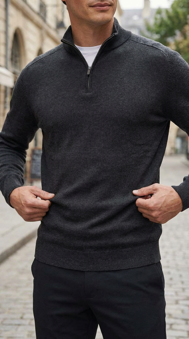 The Skyfall Zip Pullover