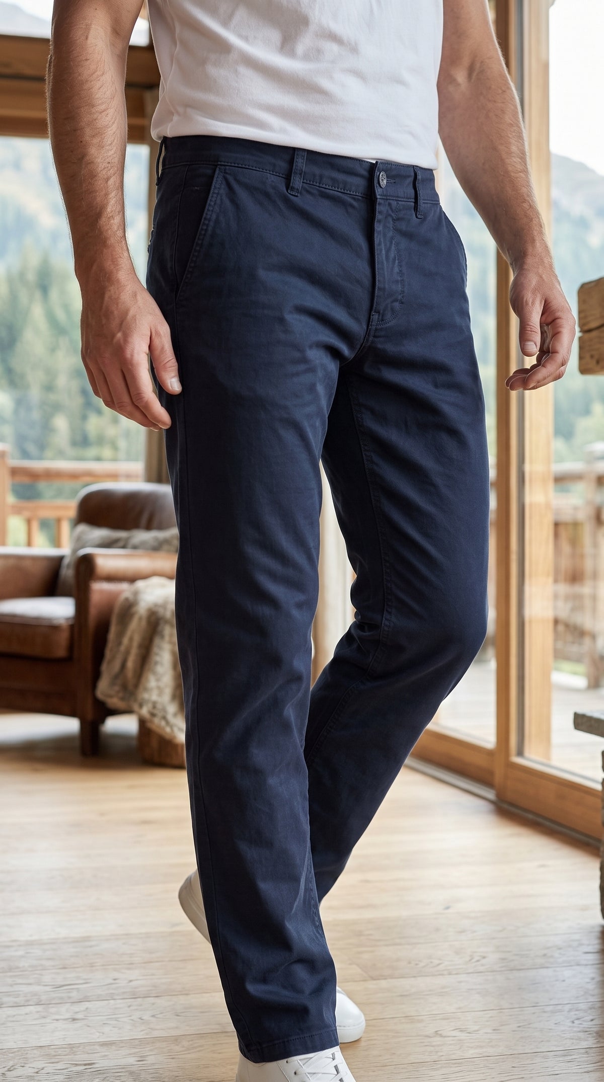 The Essence Trouser (Blue-Black)