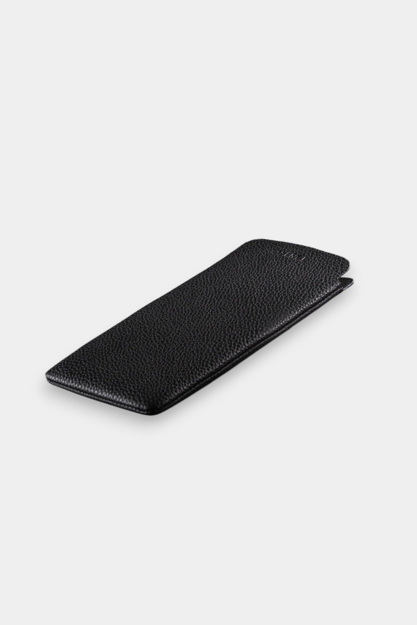 Leren iPhone-hoesje Zwart Pro