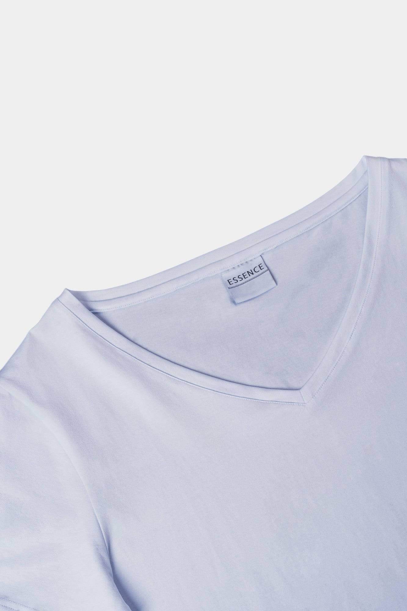 Wit Onder T-shirt V-hals Slim Fit