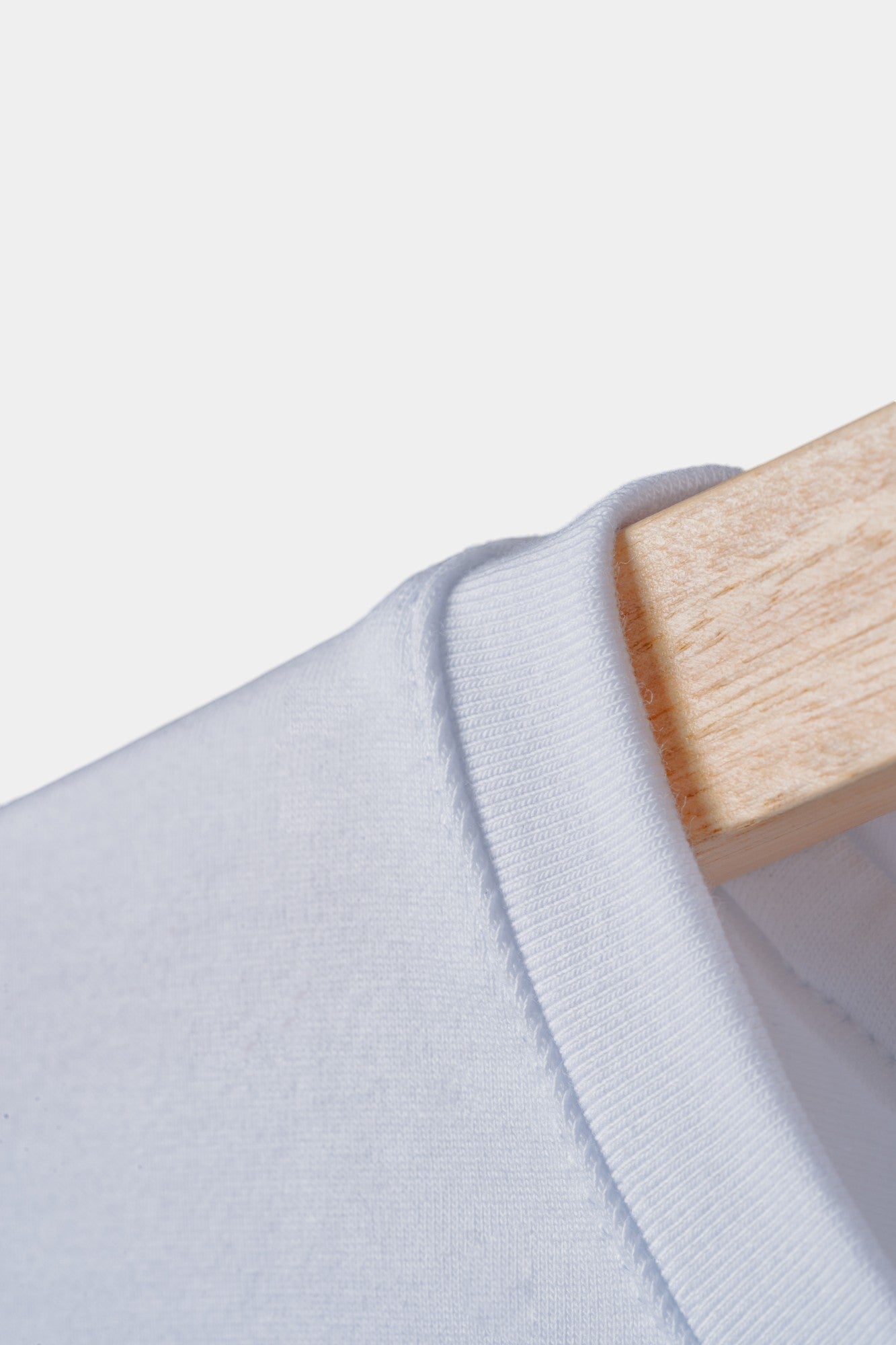 Wit Onder T-shirt V-hals Slim Fit