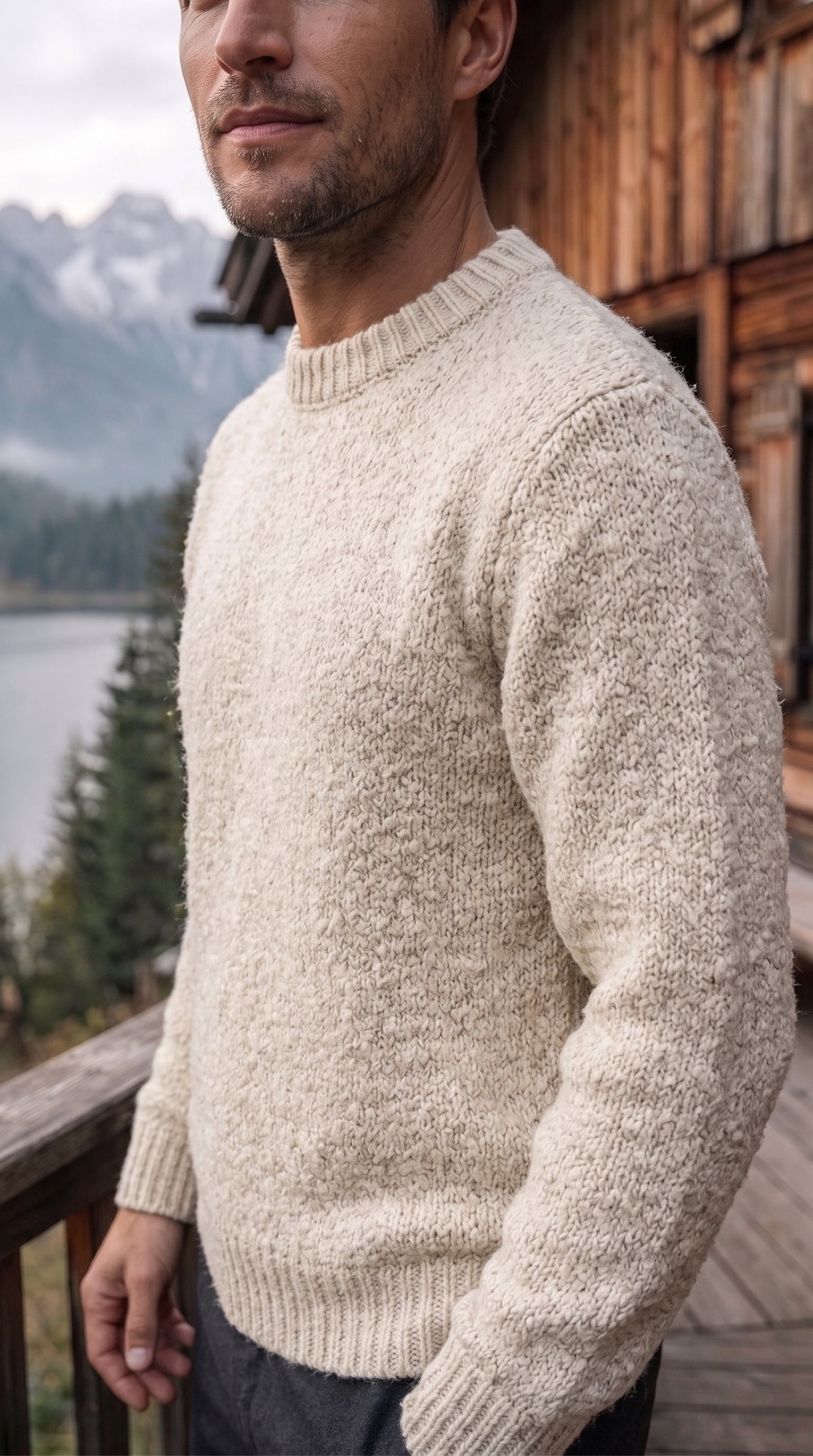 The Essence Sweater (White Wash)