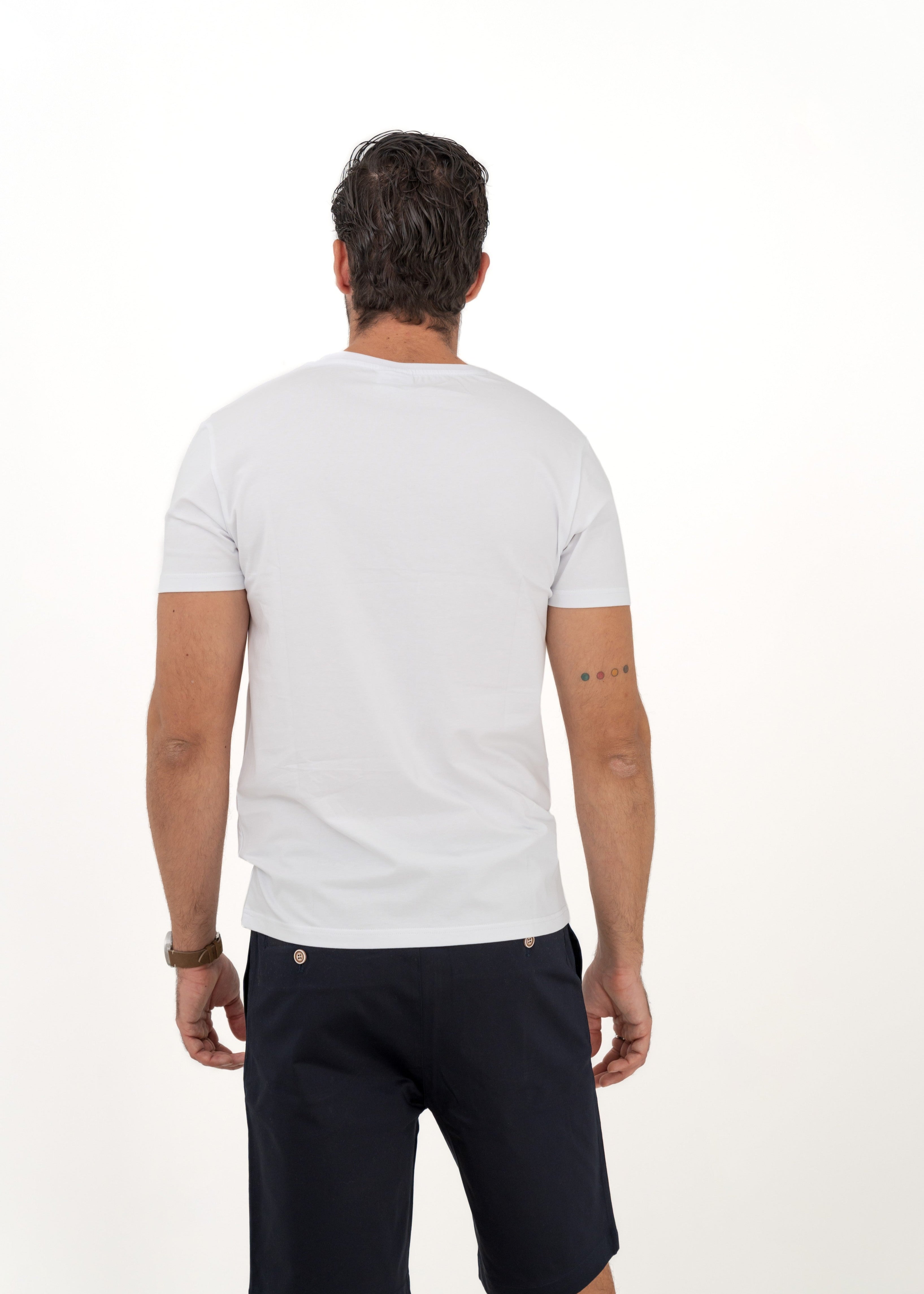 La camiseta de cuello redondo número 1 para todo el día