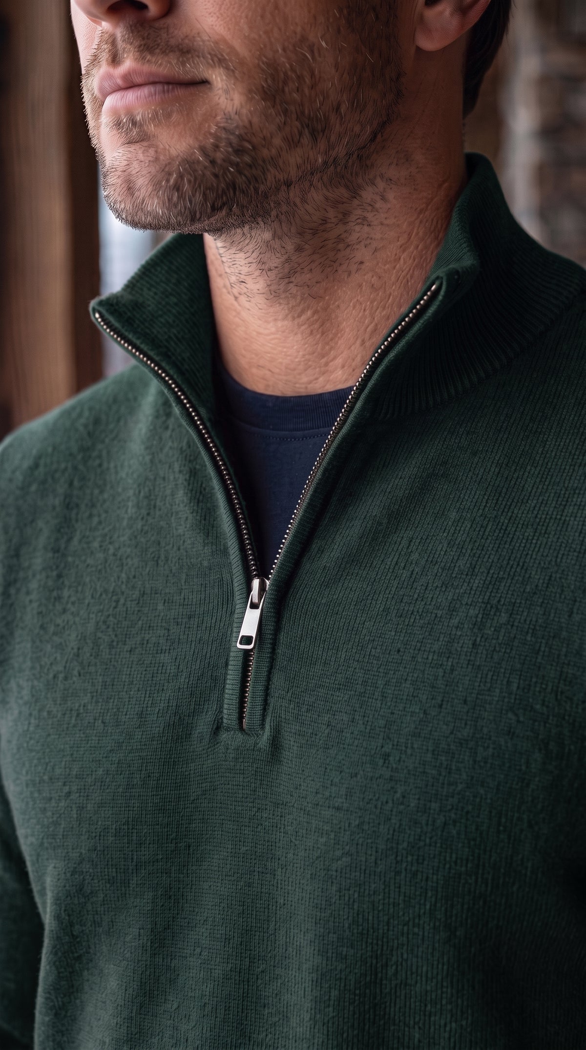 The Essence Cotton Sweater (Green)