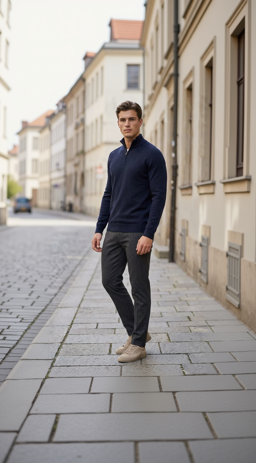 The Marine Zip Pullover