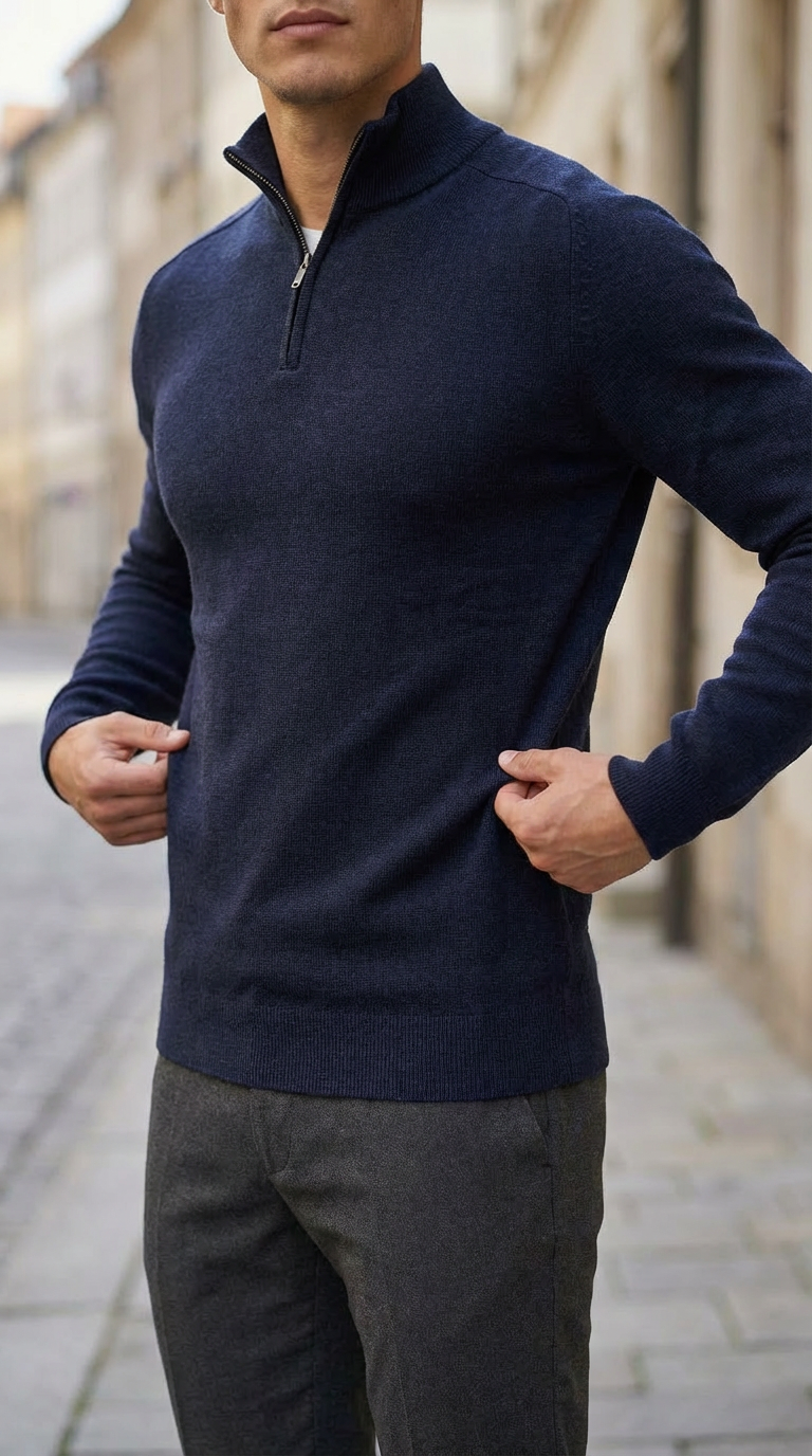 The Marine Zip Pullover