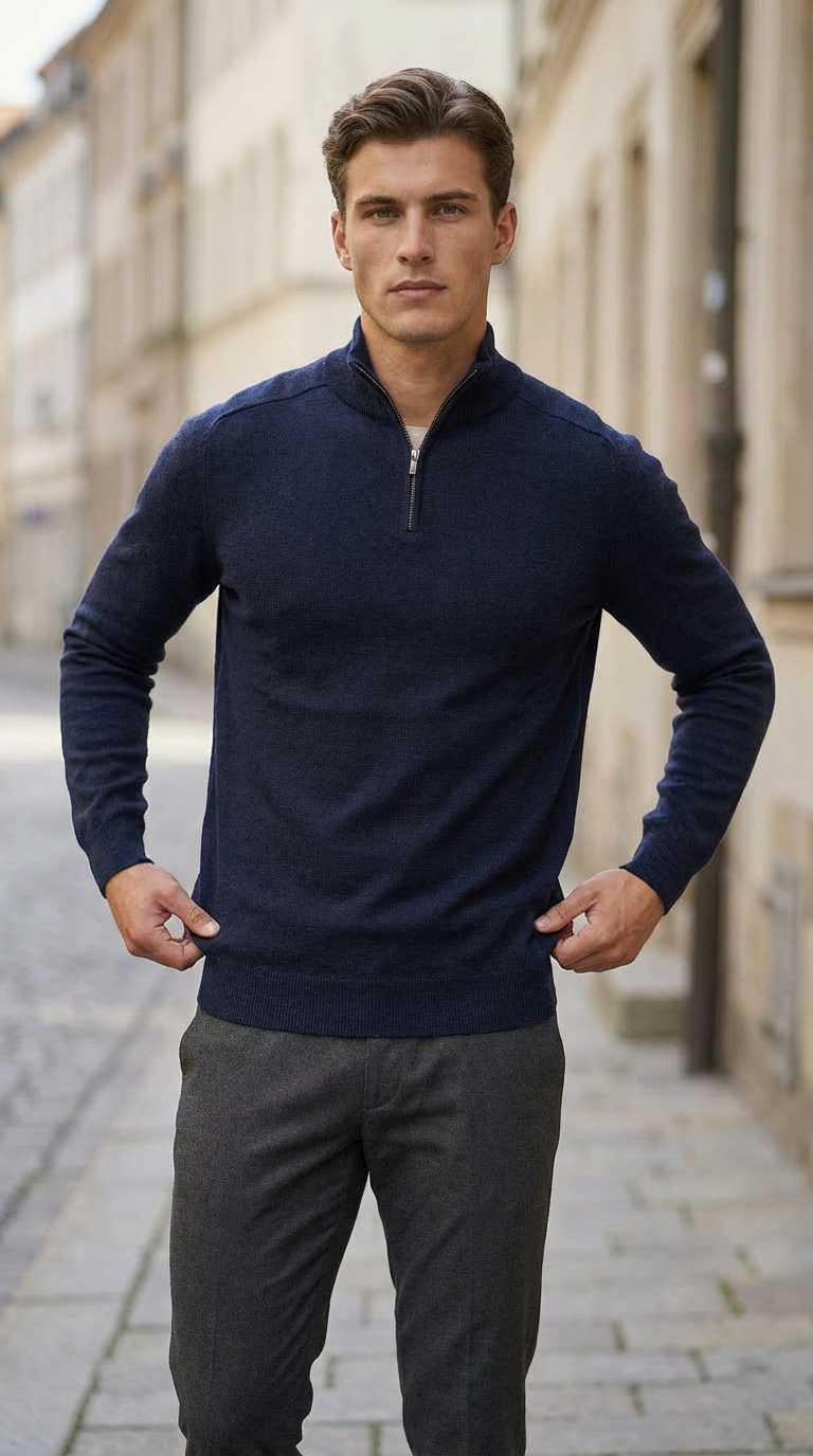 The Marine Zip Pullover