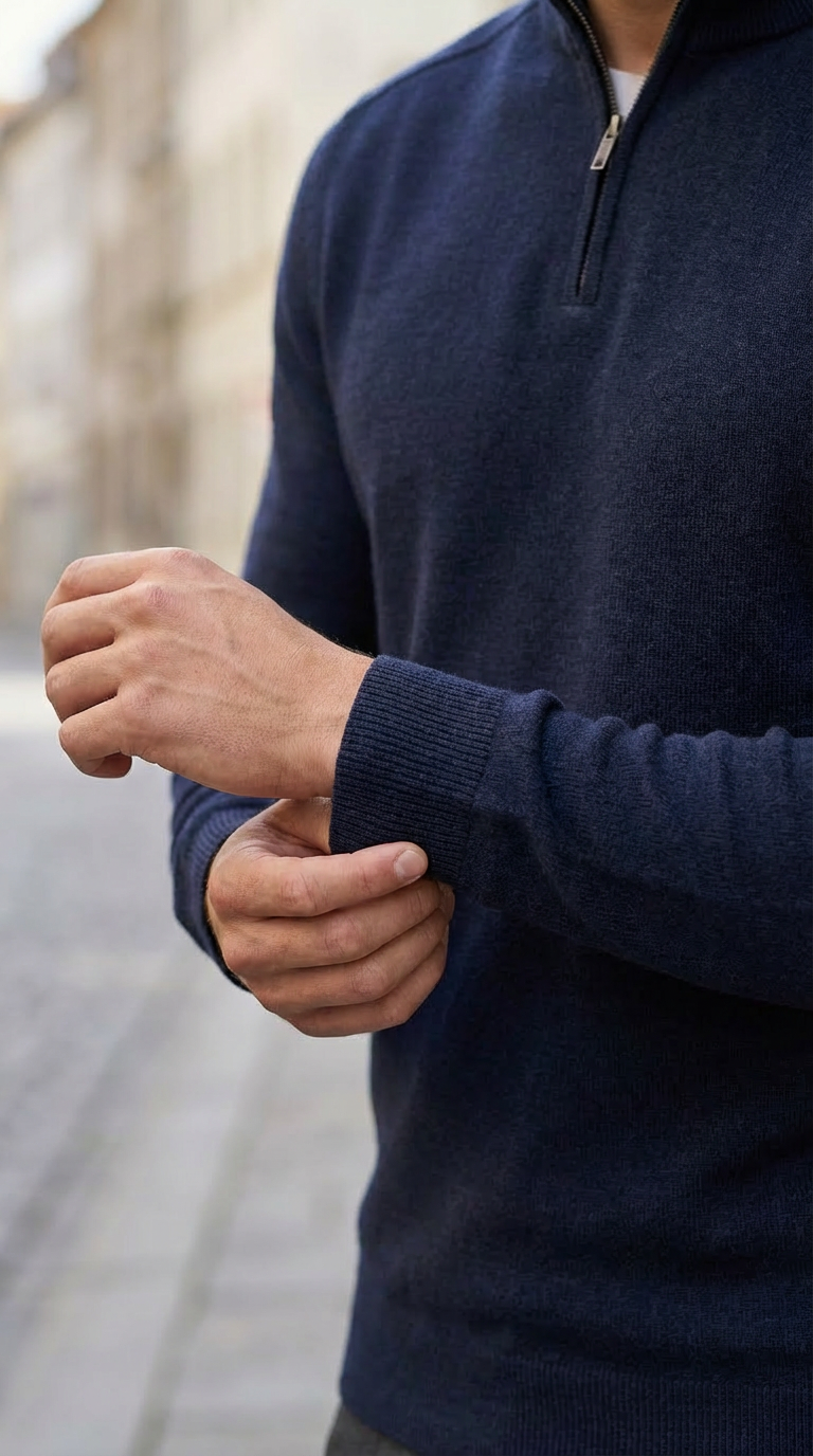 The Marine Zip Pullover