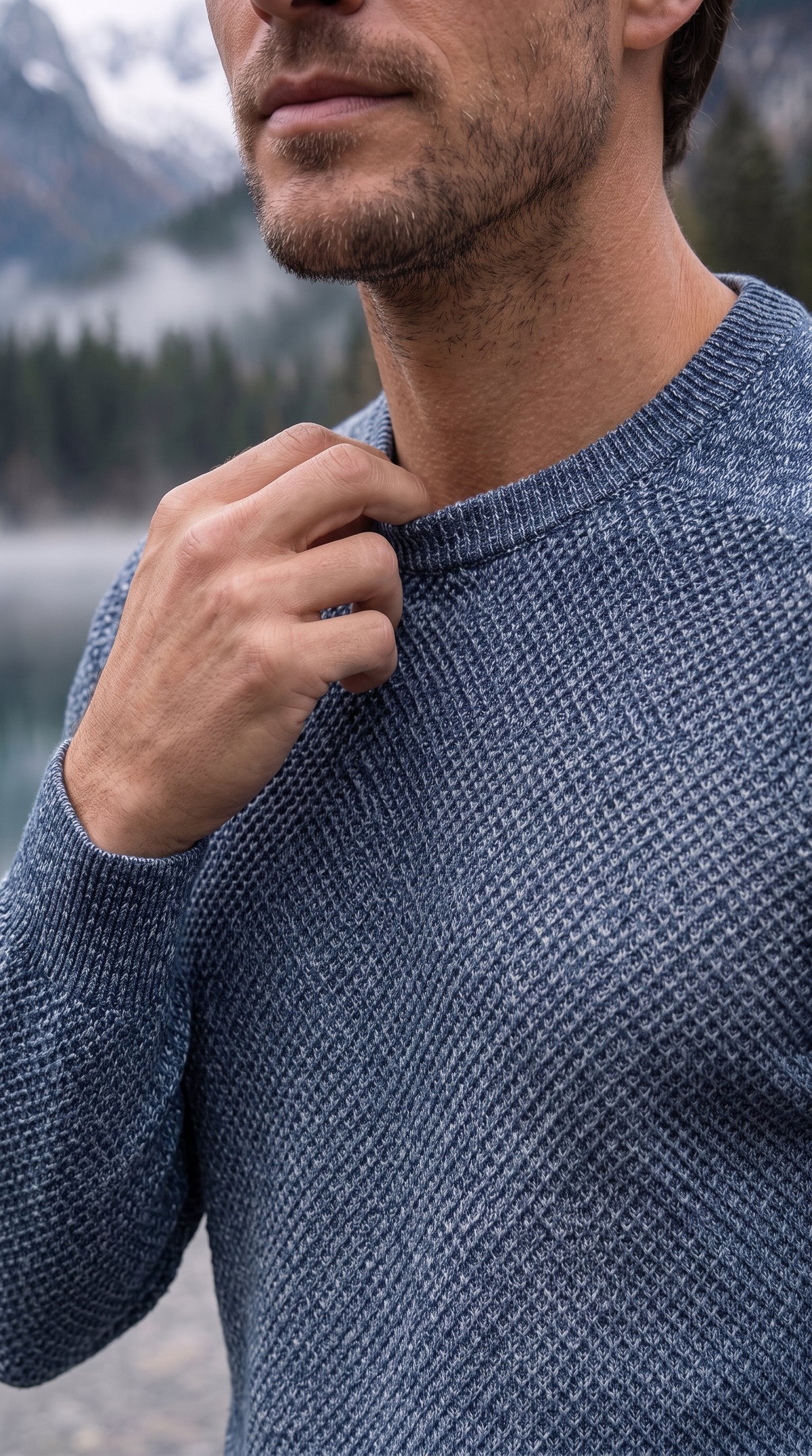 The Essence Knit Sweater (Blue)