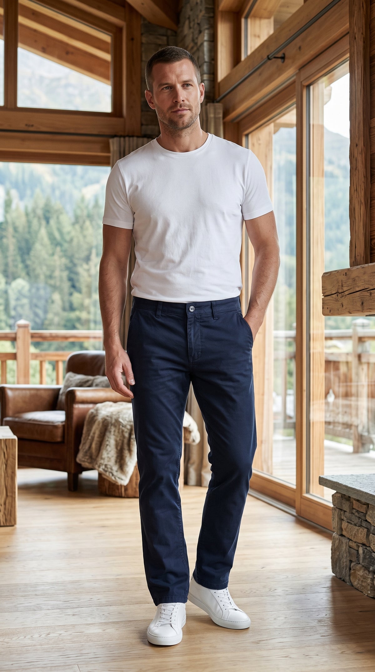 The Essence Trouser (Blue-Black)